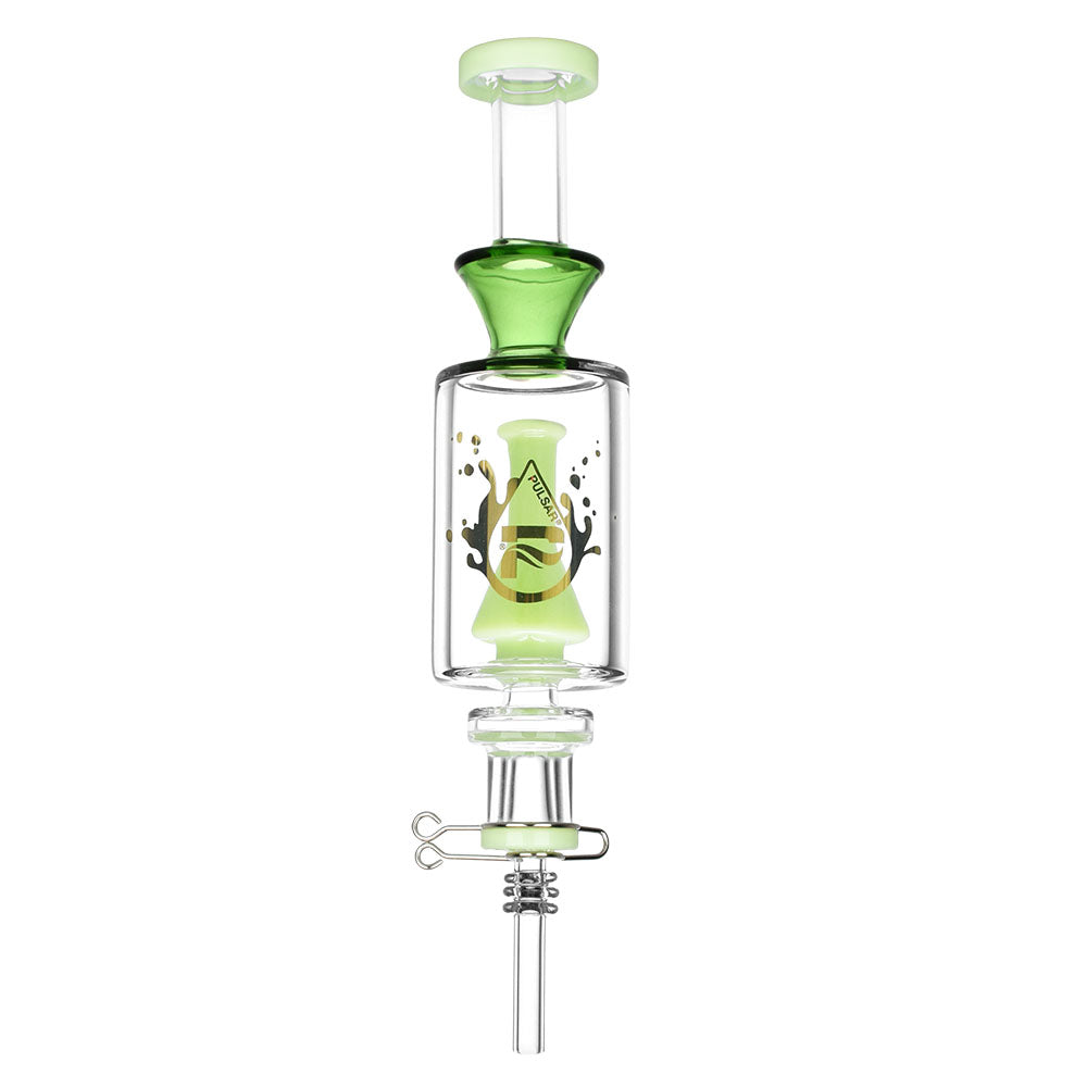 Pulsar Beaker Perc Vapor Vessel 2.0 w/ Quartz Tip | 8.5" | 14mm F - Image 4