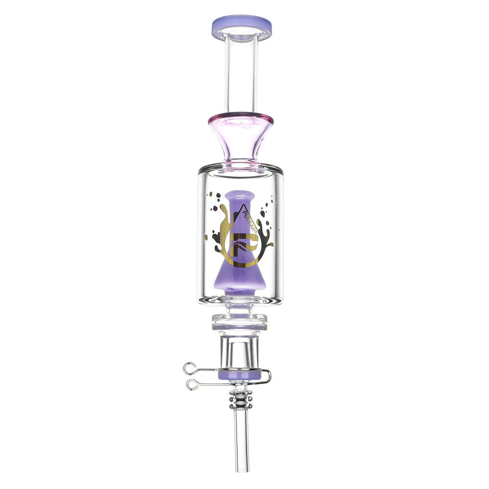 Pulsar Beaker Perc Vapor Vessel 2.0 w/ Quartz Tip | 8.5" | 14mm F - Image 5