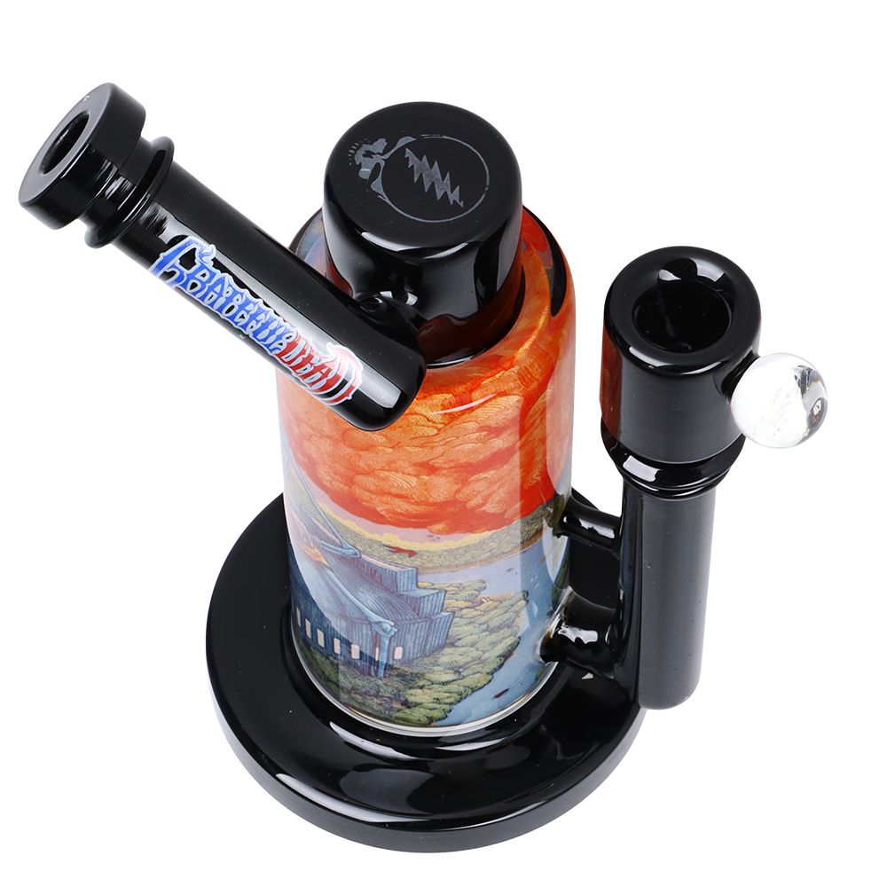 Grateful Dead x Pulsar Inside Print Water Pipe - 8.5" / 14mm F / Boxer - Image 6