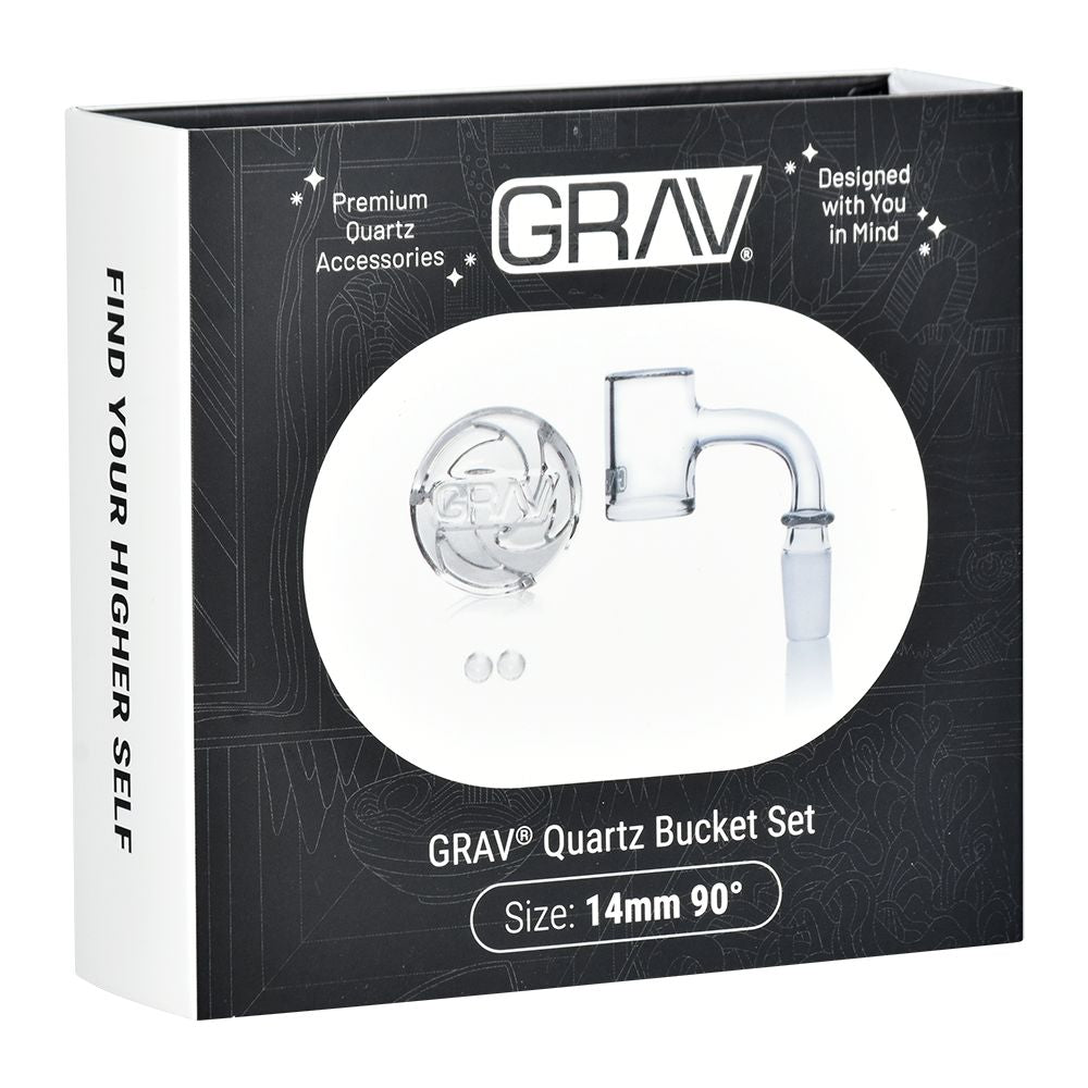 GRAV Seamless Quartz Banger Set | 4pc | 14mm M - Image 3