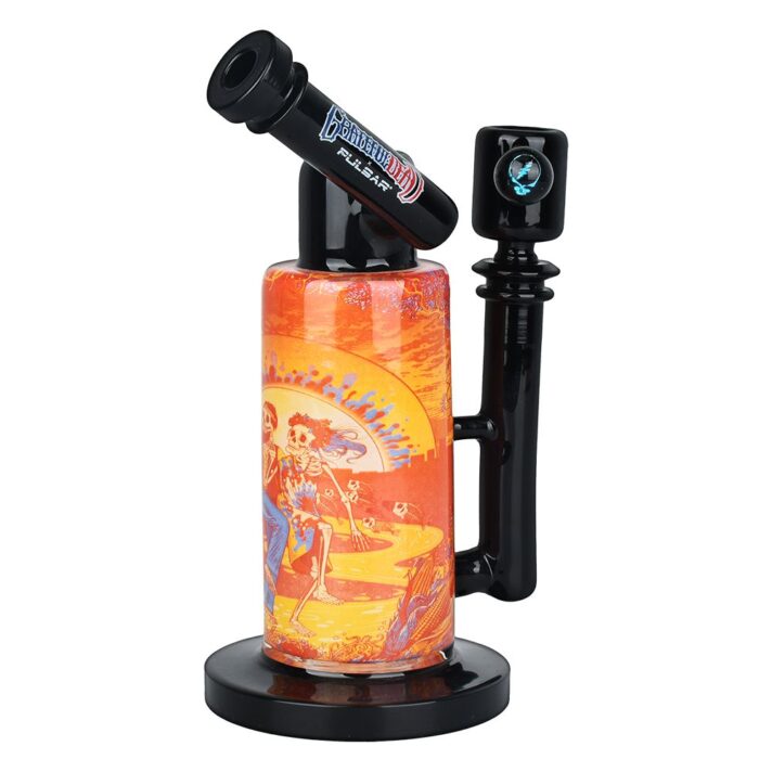 Grateful Dead x Pulsar Inside Print Water Pipe - 8.5" / 14mm F / Sunset Dance