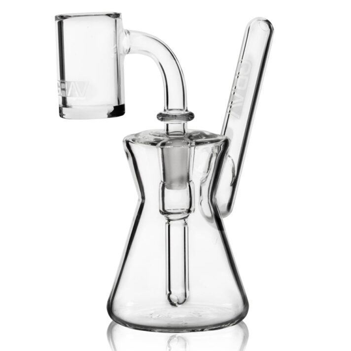 GRAV® Hourglass Pocket Bubbler Rig - Clear