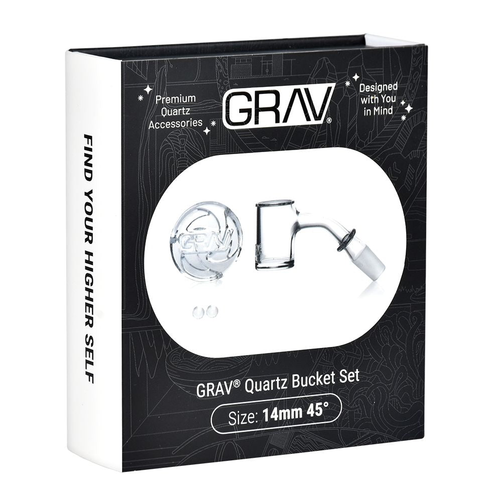 GRAV Seamless Quartz Banger Set | 4pc | 14mm M - Image 5