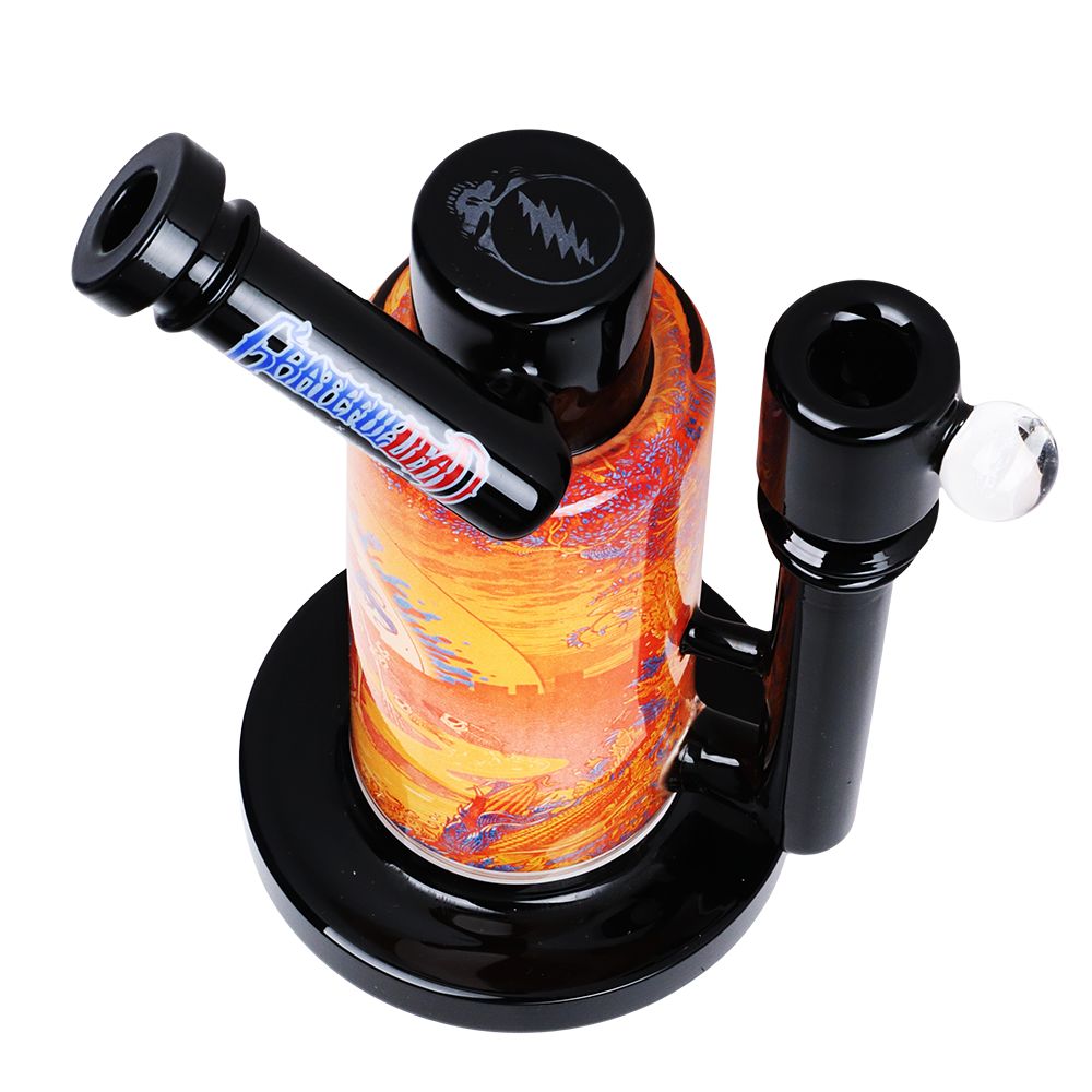 Grateful Dead x Pulsar Inside Print Water Pipe - 8.5" / 14mm F / Sunset Dance - Image 5
