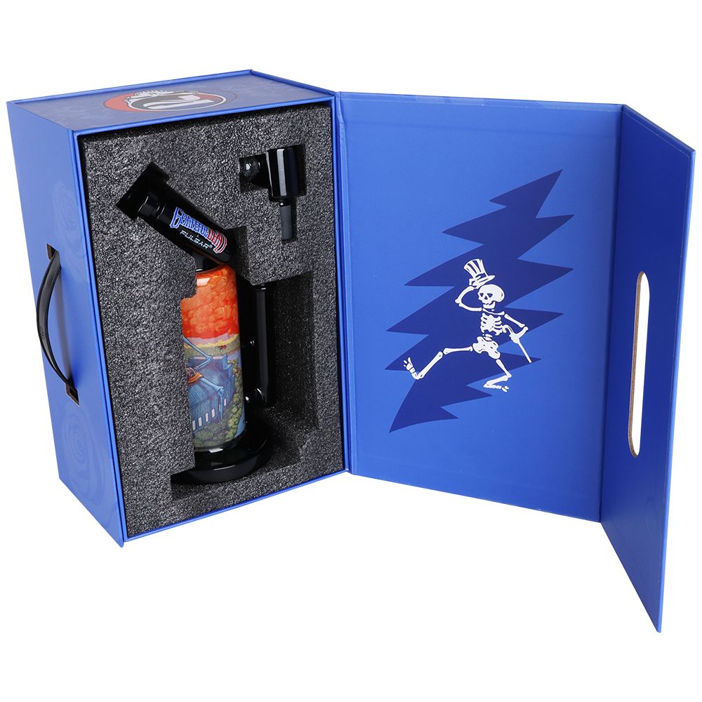 Grateful Dead x Pulsar Inside Print Water Pipe - 8.5" / 14mm F / Boxer - Image 7