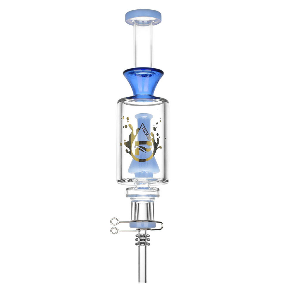 Pulsar Beaker Perc Vapor Vessel 2.0 w/ Quartz Tip | 8.5" | 14mm F - Image 2