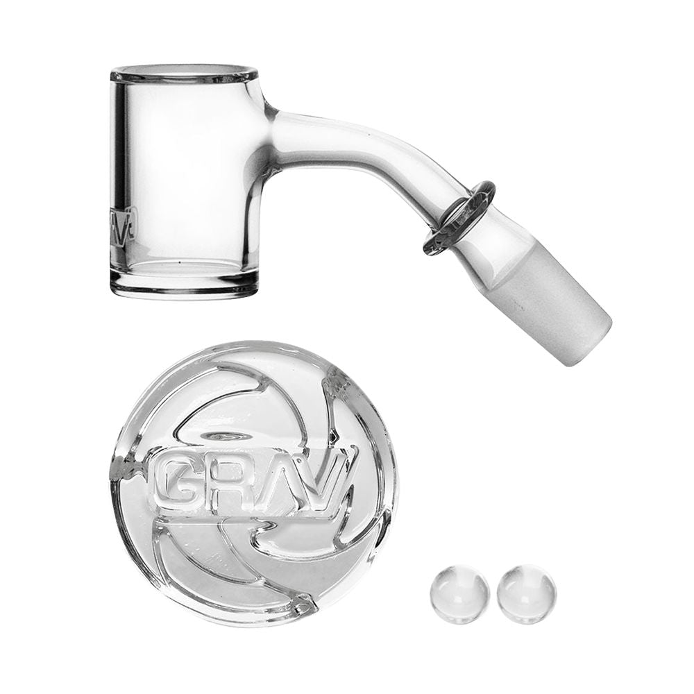 GRAV Seamless Quartz Banger Set | 4pc | 14mm M - Image 4