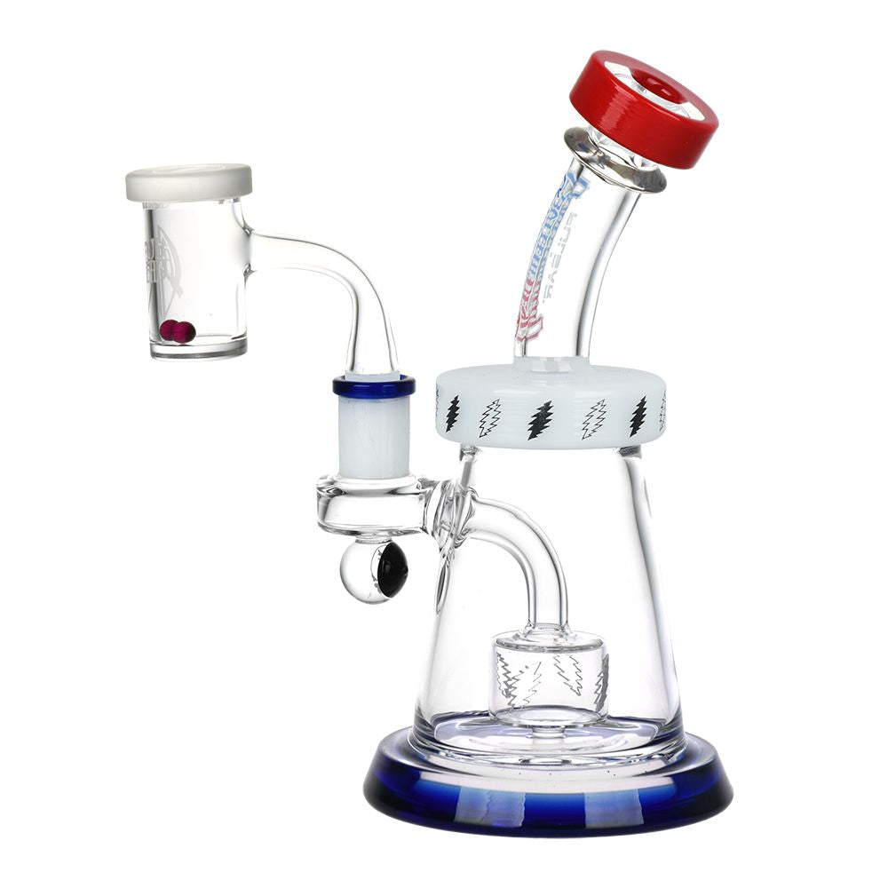 Grateful Dead x Pulsar Lightning Bell Dab Rig Set - 7.5" / 14mm F - Image 4