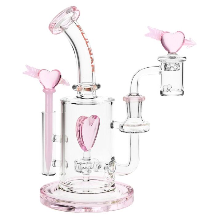 Pulsar Cupid Glass Dab Rig Set - 8.25" / 14mm F
