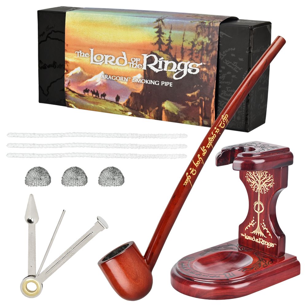 BUNDLE - Pulsar Shire Pipes ARAGORN Smoking Pipe & Middle-Earth Pipe Stand - Image 2