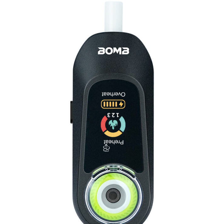 New Bomb × VapX Magic Bean Mobile Concentrate Vaporizer- Onyx Black