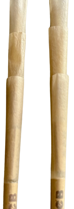 Unbleached OCB Virgin 1.25 1 1/4" Size Natural Rolling 6 Cones Pack