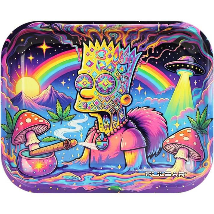 Pulsar Metal Rolling Tray - Bent Bartholomew / 13"x 11"